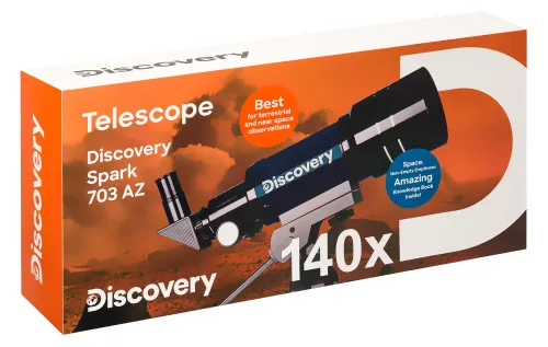 foto Hvězdářský dalekohled Levenhuk Discovery Spark 703 AZ s knížkou,  12