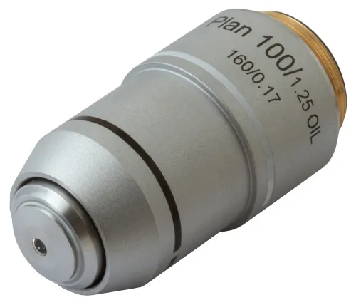 fotografie Rovinný achromatický objektiv Levenhuk MED 100x,  2