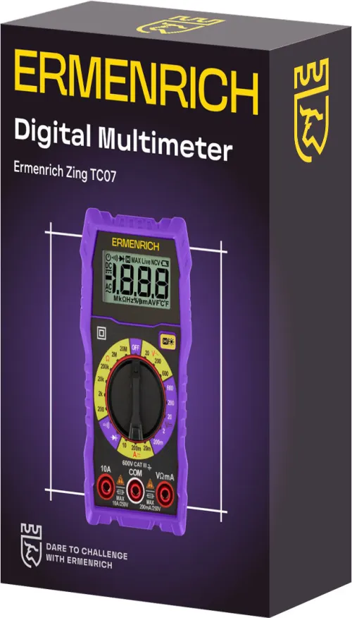 foto Digitální multimetr Ermenrich Zing TC07,  2