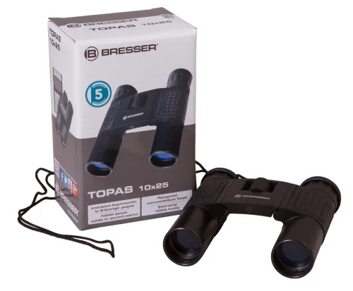 foto Binokulární dalekohled Bresser Topas 10x25,  7