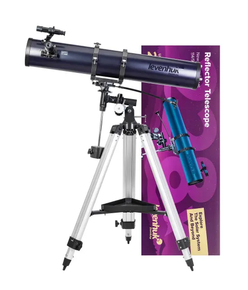 foto Hvězdářský dalekohled Levenhuk New Skyline PLUS 114/900 EQ2,  2