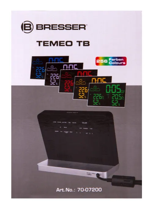 snímek Meteostanice Bresser Temeo TB RC,  16