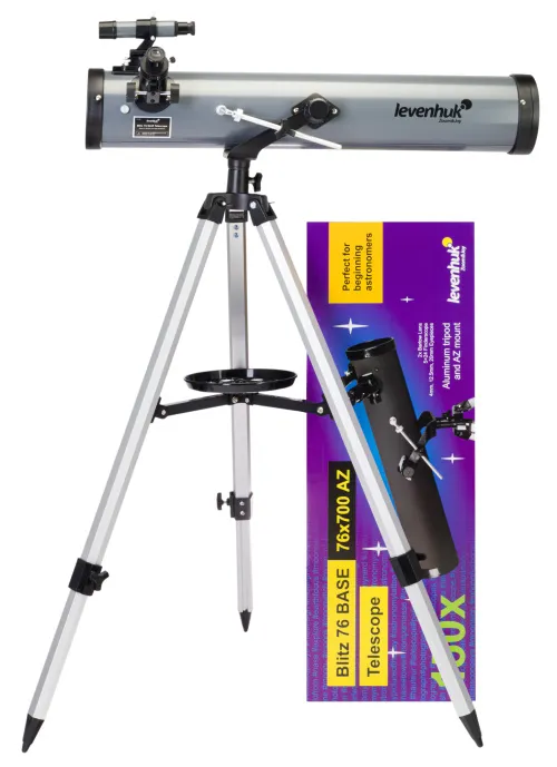 snímek Hvězdářský dalekohled Levenhuk Blitz 76 BASE,  2