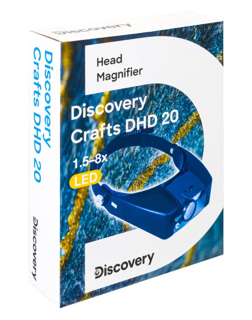 obrázek Náhlavní lupa Levenhuk Discovery Crafts DHD 20 - Vystavený předmět,  10