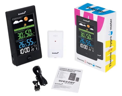 foto Termohygrometr Levenhuk Wezzer Teo TH40,  2