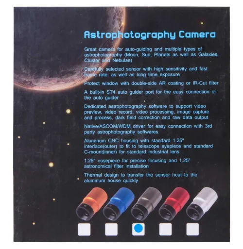 obrázek Kamera Bresser Full HD Deep-Sky a guider 1,25",  8