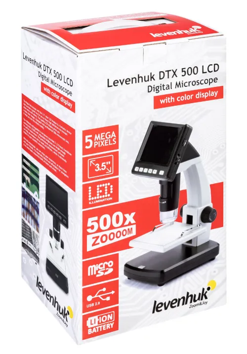 obrázek Digitální mikroskop Levenhuk DTX 500 LCD,  12
