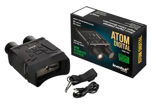 foto Binokulární dalekohled s nočním viděním Levenhuk Atom Digital DNB100 - Vystavený předmět,  2