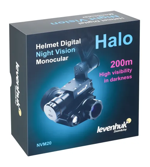 foto Digitální monokulární dalekohled s nočním viděním Levenhuk Halo NVM20 Helmet,  17