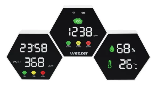 foto Monitor kvality ovzduší Levenhuk Wezzer Air PRO DM50,  4