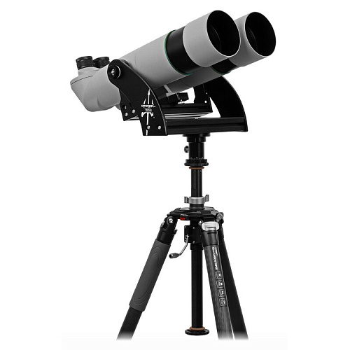 foto Binokulární dalekohled Omegon Brightsky 26x82 – 45° s držákem a stativem