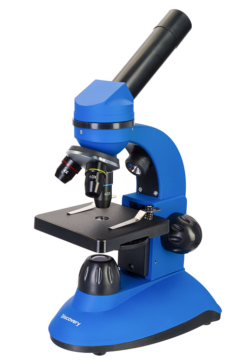 fotografie Mikroskop se vzdělávací publikací Levenhuk Discovery Nano Gravity - Vystavený předmět